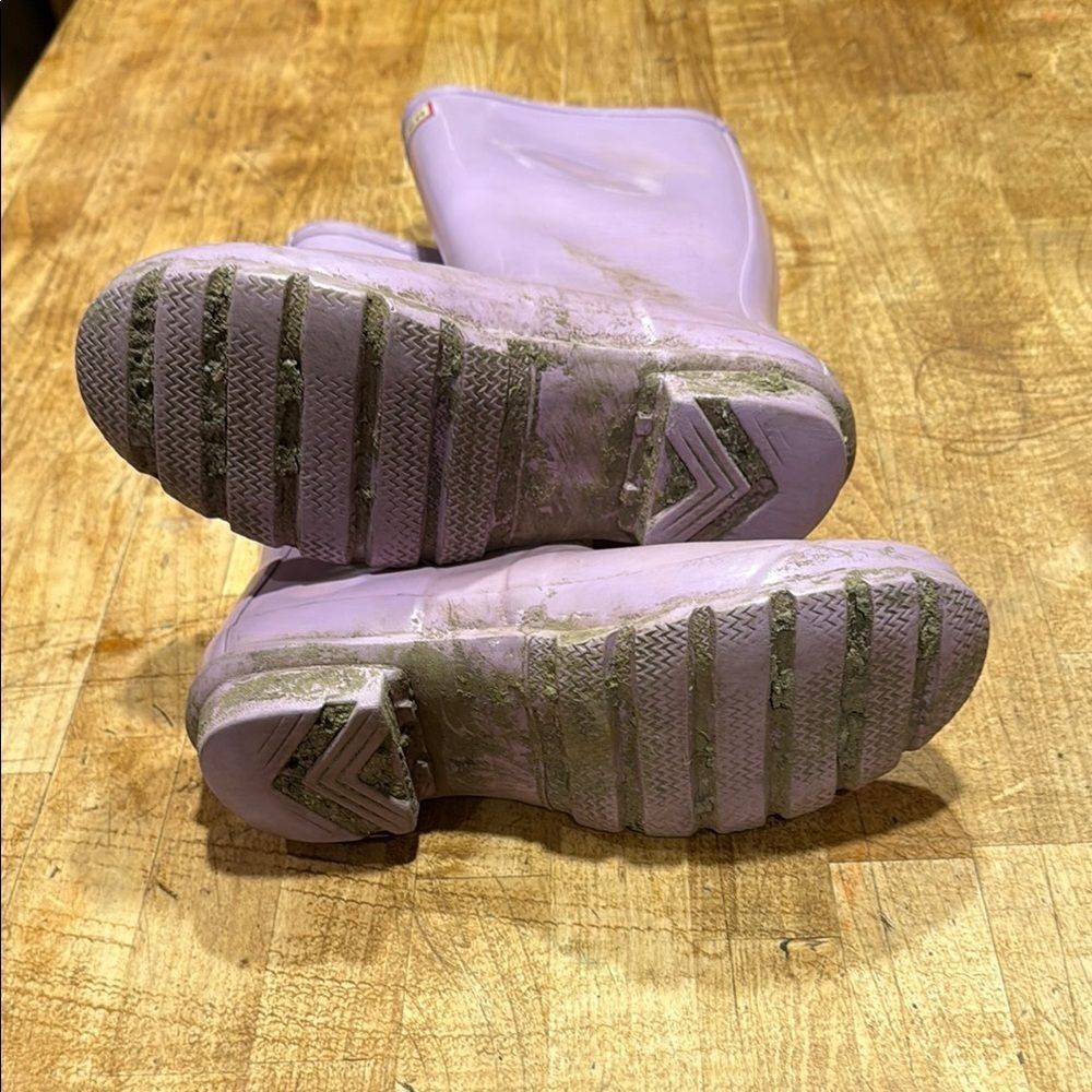Hunter Pastel Purple Tall Rain Boots - Picture 3 of 3